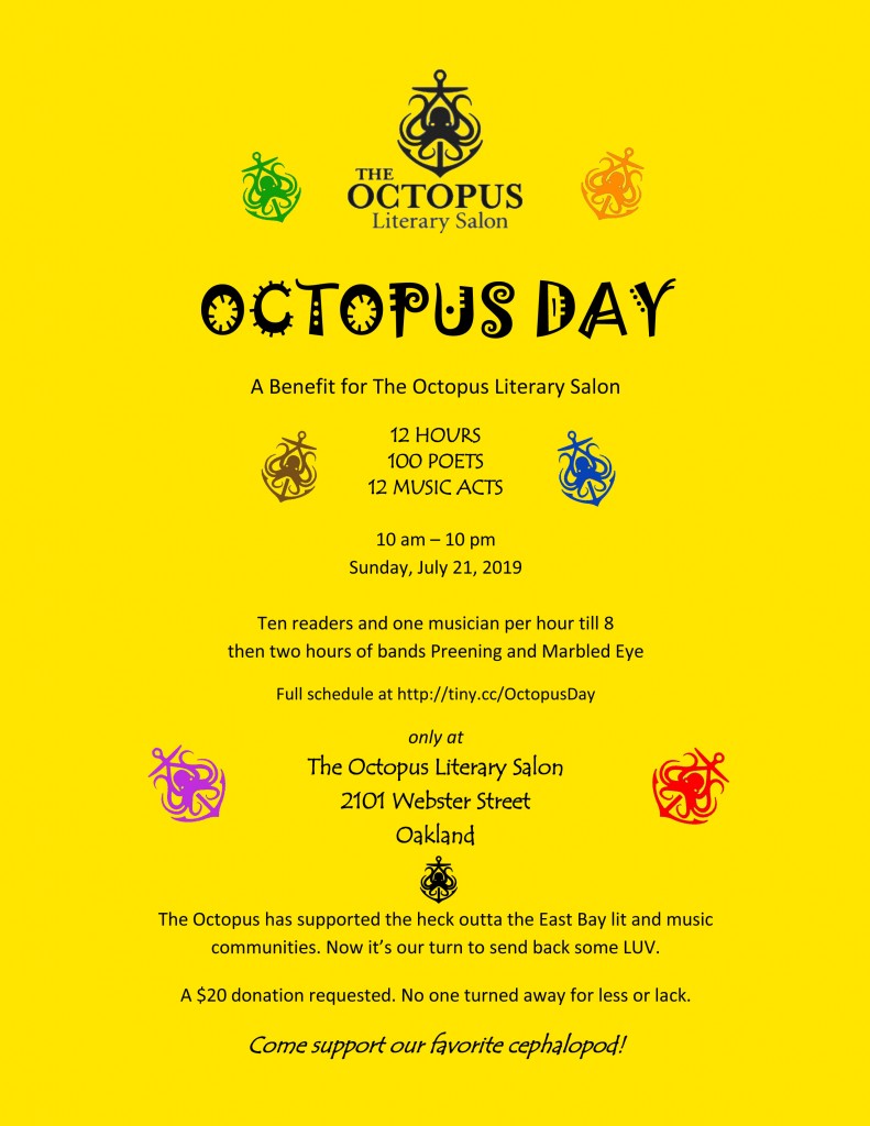 Octopus Day flyer (2) - print on white